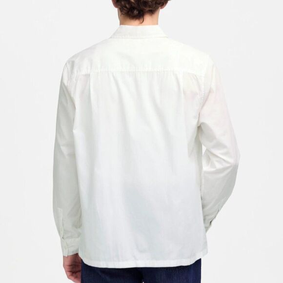 Madewell nu269 white Straight-Hem Cotton Button-Up Shirt size Medium NWT - Picture 4 of 10